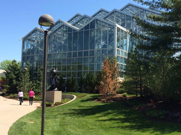 Meijer Gardens tropical conservatory outside 1 768x576